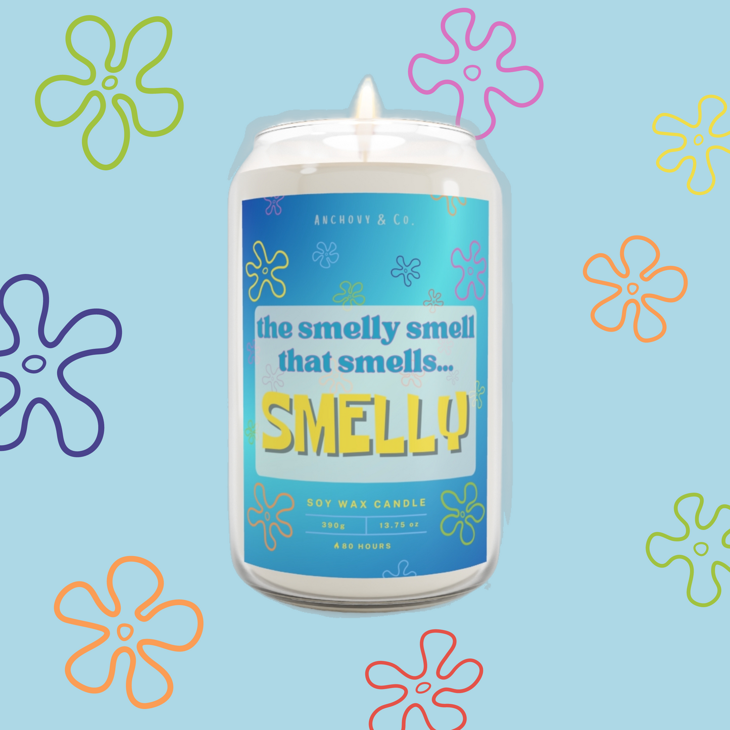 'Smelly Smell' Candle (Large)